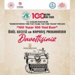 100 Yazar 100 Yeni Eser Projesi Ödül Gecesi İçin Geri Sayım!