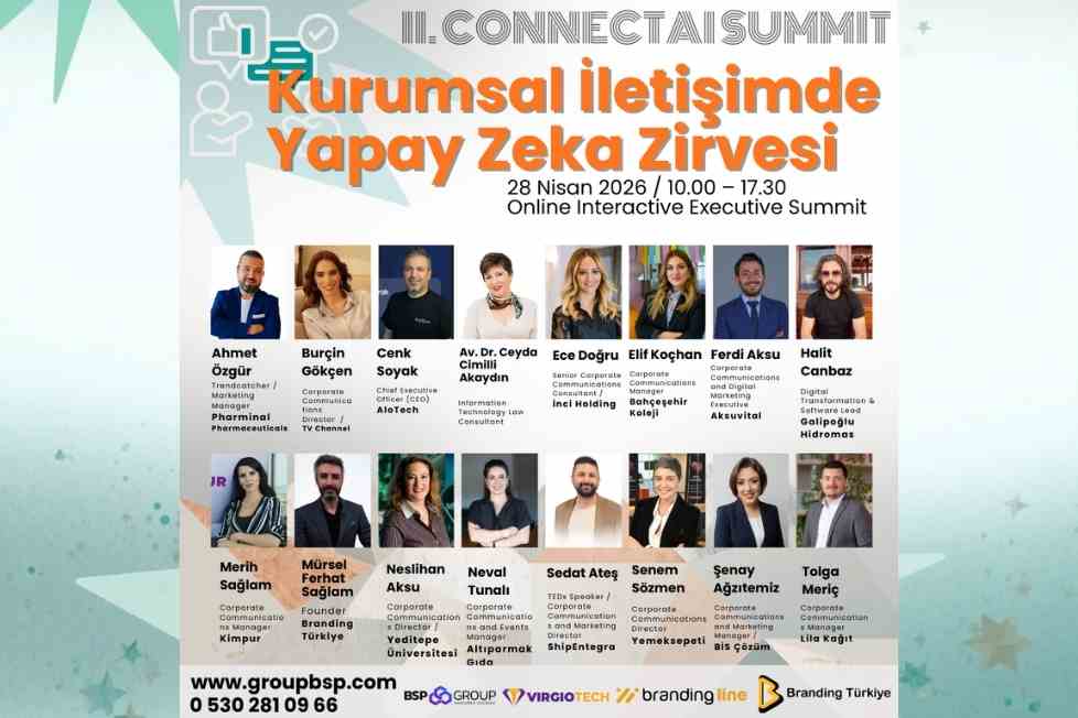 Kurumsal İletişimde Yapay Zeka Zirvesi İçin Geri Sayım!