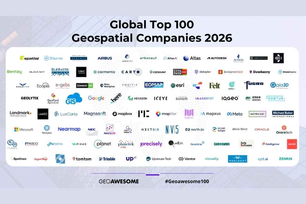Next Geo Dünyanın Önde Gelen 100 Coğrafi Teknoloji Şirketi Arasında